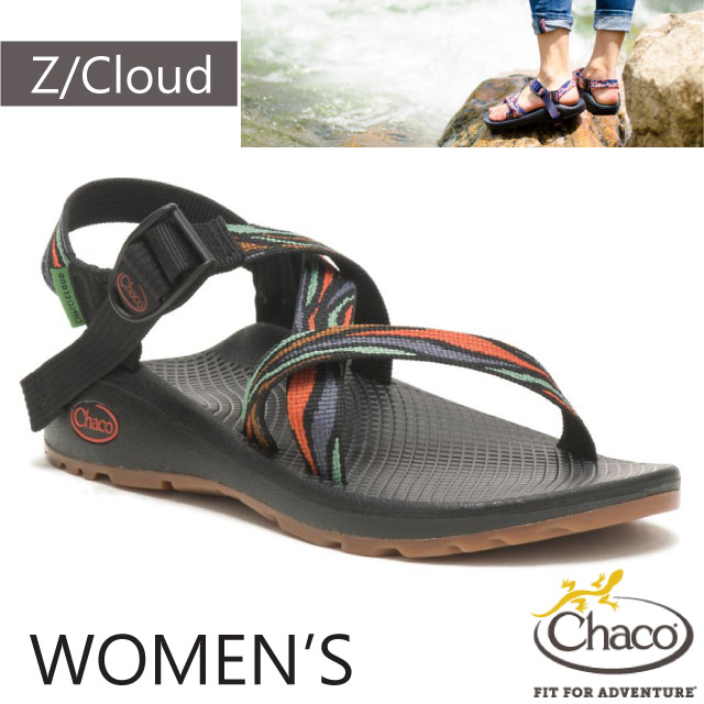 【美國 Chaco】贈置鞋袋!女 越野紓壓運動涼鞋(標準款)/CH-ZLW01-HI13 紅嵐煙霧✿30E010